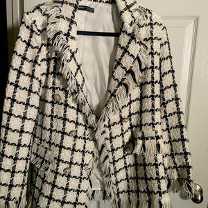 Black And White Blazer